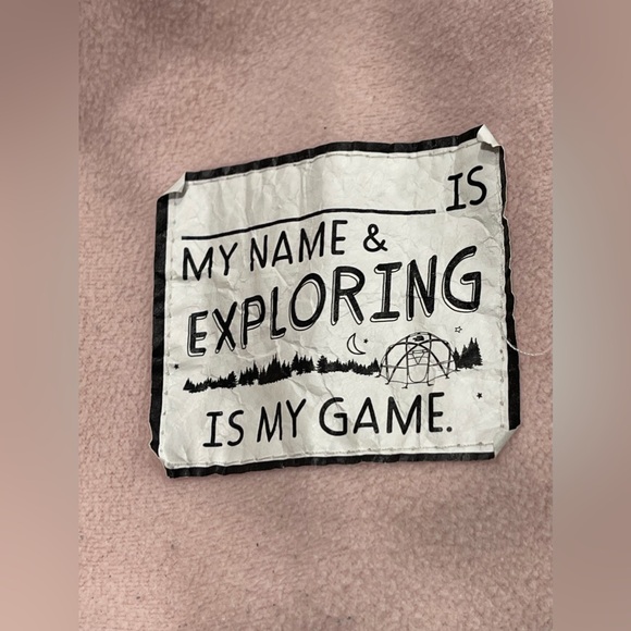 The North Face Warm Storm Girls Jacket - Periscope Gray Heather / Pink size 6 - Picture 5 of 5